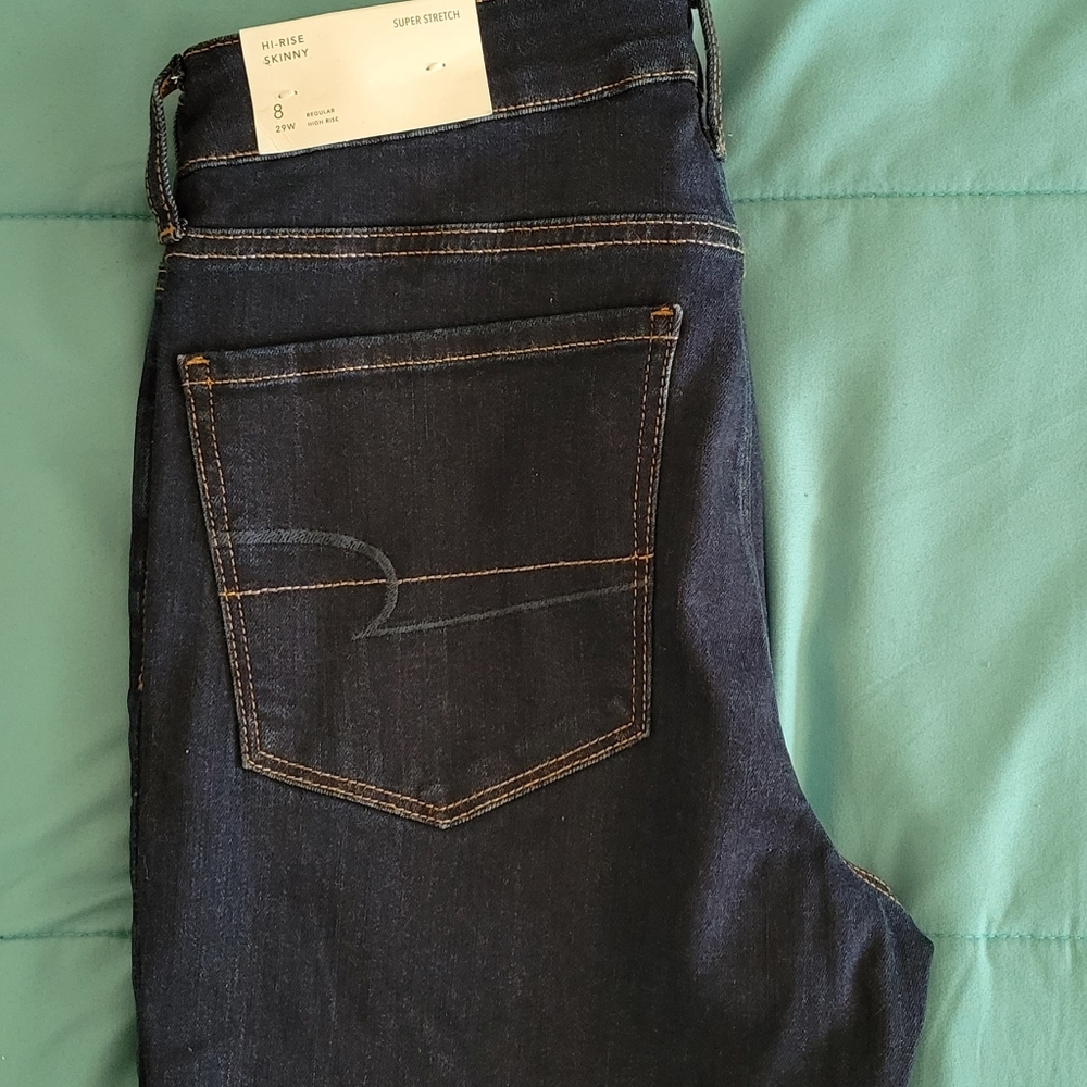 Dark skinny jeans